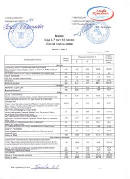 Меню
САД 1 неделя 5 день
03.10.2025
