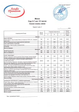 меню 25.09.2024 сад